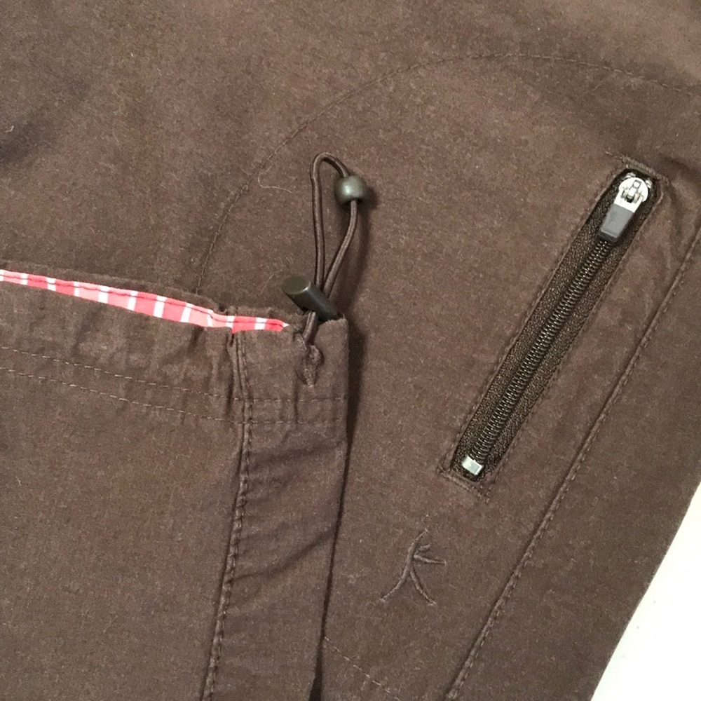 Danskin Now brown athletic / leisure crop pants - Picture 5 of 6